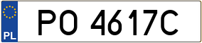 Truck License Plate